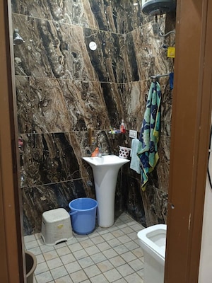 Bathroom in 2 BHK Apartment at Kharar Mohali Road – for Sale