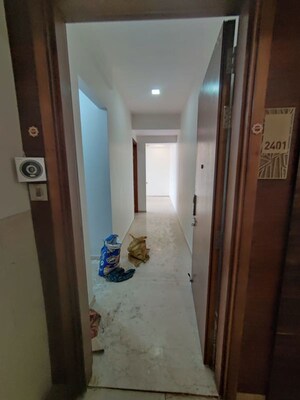 Building Lobby in 3 BHK Apartment at Omkar Alta Monte, Malad East – for Rent