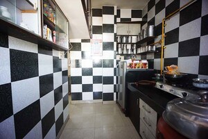 Kitchen in 3 BHK Apartment at Maninagar – for Sale
