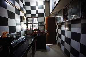 Kitchen in 3 BHK Apartment at Maninagar – for Sale