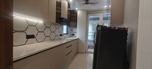Kitchen in 3 BHK Builder Floor at Mandi – for Sale