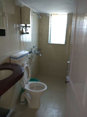 Bathroom in 2 BHK Apartment at Mangal Darshan Apartment, Bandra West – for Rent