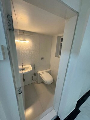 Bathroom in 2 BHK Apartment at Mangal Darshan Apartment, Bandra West – for Rent