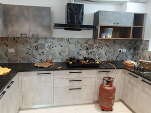 Kitchen in 2.5 BHK Apartment at Aparna Sarovar Zenith, Nallagandla – for Rent
