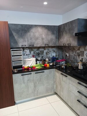 Kitchen in 2.5 BHK Apartment at Aparna Sarovar Zenith, Nallagandla – for Rent