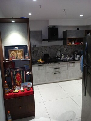 Kitchen in 2 BHK Apartment at Aparna Sarovar Zenith, Nallagandla – for Rent