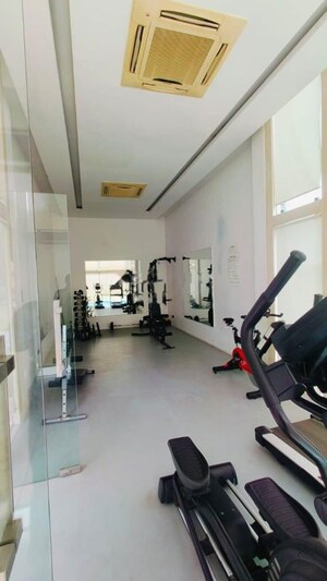 Gym in 4 BHK Apartment at Babukhan Lakefront, Kokapet – for Rent