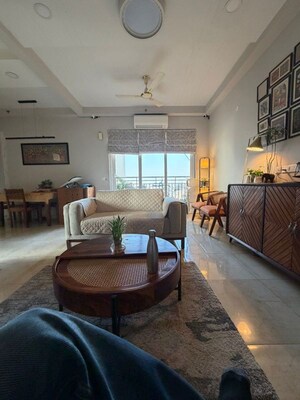 Living Room in 4 BHK Apartment at The 3C Lotus 300, Sector 107 – for Rent