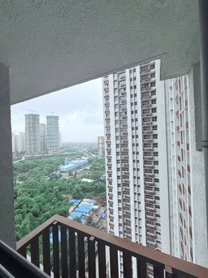 Balcony in 1 BHK Apartment at Piramal Vaikunth, Balkum Pada – for Rent
