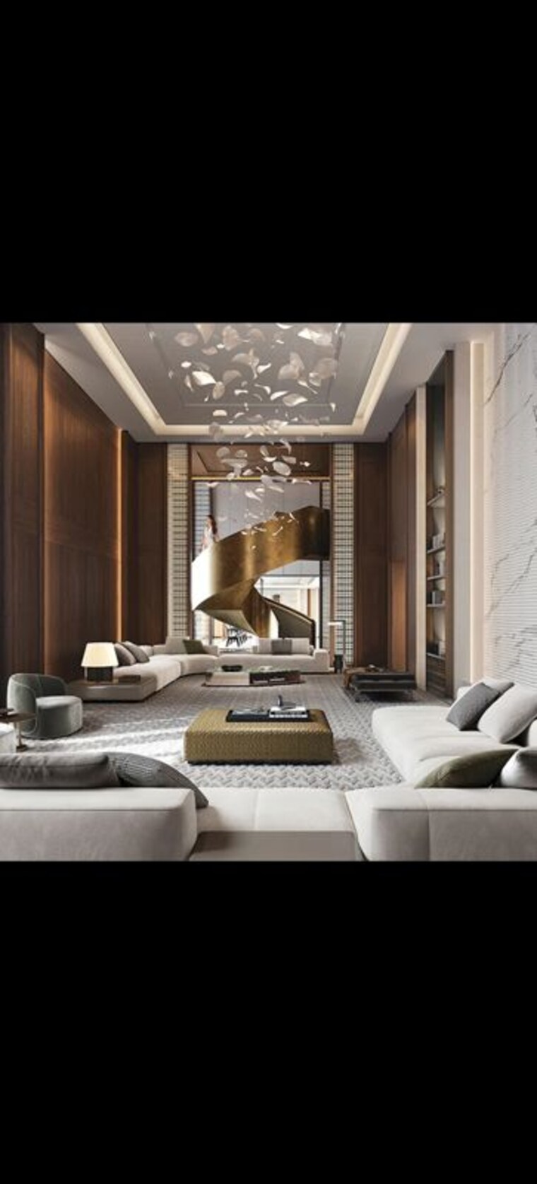 Living Room, lotus-varun 4 Bedroom 3100 Sq.Ft. Apartment In Bandra West Mumbai 10587183