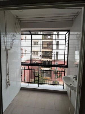 Balcony in 3 BHK Apartment at Mahendra Aarna, Electronic City Phase ii – for Rent