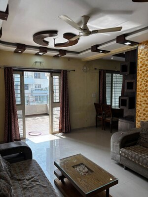 Living Room in 3 BHK Apartment at Prime Square, Pimple Saudagar – for Rent