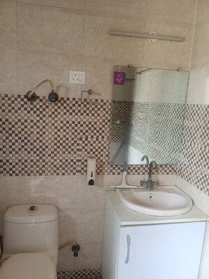 Bathroom in 2 BHK Apartment at Divyansh Flora, Sector 16c Greater Noida – for Rent