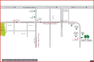 Master Plan in 2 BHK Apartment at ATS Happy Trails, Sector 10 Greater Noida – for Rent