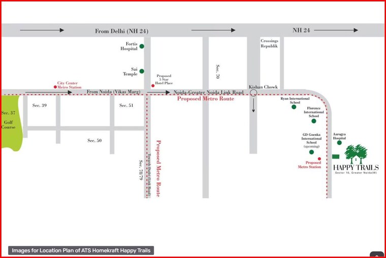 Master Plan, ats-happy-trails 2 Bedroom 1165 Sq.Ft. Apartment In Sector 10 Greater Noida Greater Noida 10587281