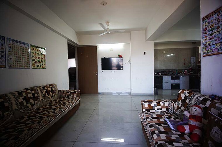 Living Room, vastral 3 Bedroom 1141 Sq.Ft. Apartment In Vastral Ahmedabad 10587323