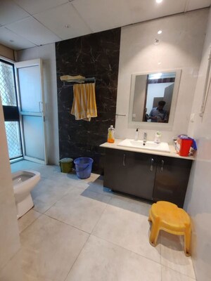Bathroom in 2 BHK Apartment at Kanchan Janga Apartment, Sector 53 – for Rent
