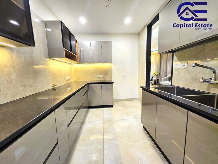 Kitchen, dhakoli 3 Bedroom 1820 Sq.Ft. Apartment In Dhakoli Zirakpur 10587368
