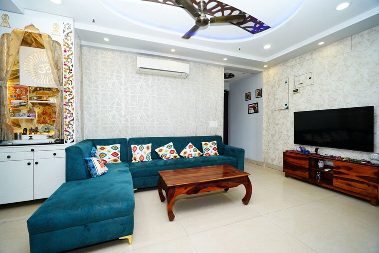 Living Room, amrapali-sapphire 3 Bedroom 1640 Sq.Ft. Apartment In Sector 45 Noida 10587026