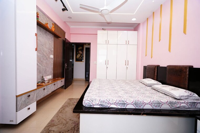 Bedroom, amrapali-sapphire 3 Bedroom 1102 Sq.Ft. Apartment In Sector 45 Noida 10586789
