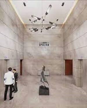 Bathroom in  Office Space at Aaron Spectra, Bodakdev – for Rent