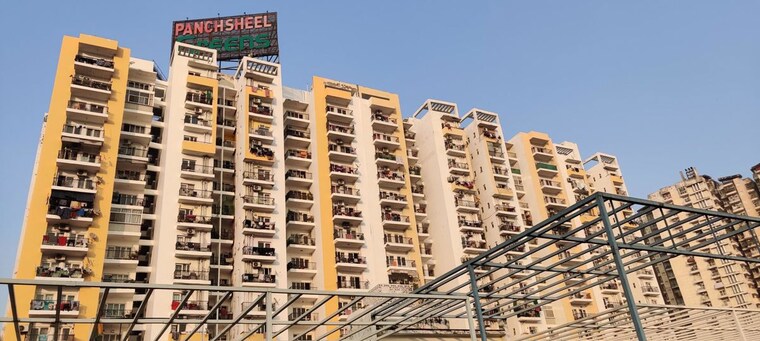 Exterior View, panchsheel-greens 2 Bedroom 975 Sq.Ft. Apartment In Sector 16 Greater Noida Greater Noida 10587446