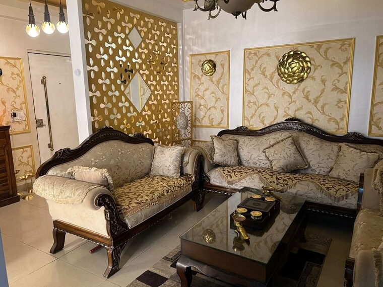 Living Room, sindhuja-greens 3 Bedroom 1800 Sq.Ft. Villa In Sector 10 Greater Noida Greater Noida 10587482