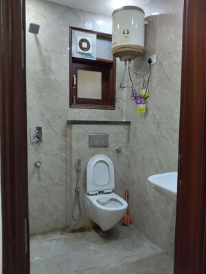 Bathroom in 1 BHK Builder Floor at Neb Sarai – for Rent