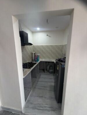 Kitchen in 2 BHK Builder Floor at Mahendru Enclave – for Rent