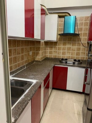 Kitchen in 2 BHK Apartment at Amrapali Eden Park, Sector 50 – for Rent