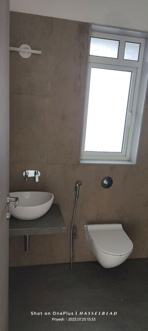 Bathroom in 3 BHK Apartment at Sheth Auris Serenity Tower 3, Malad West – for Sale