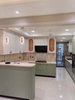 Kitchen in 4 BHK Builder Floor at Sector 85 – for Sale