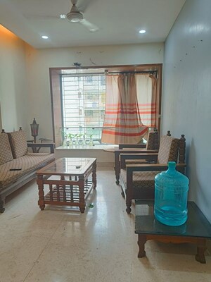 Living Room in 3 BHK Apartment at Summit Apartment, Goregaon East – for Rent