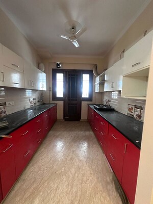 Kitchen in 4 BHK Builder Floor at Unitech South City II, Sector 50 – for Rent