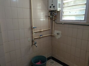 Bathroom in 1 BHK Apartment at Yashwant Residency, Bhandup East – for Rent