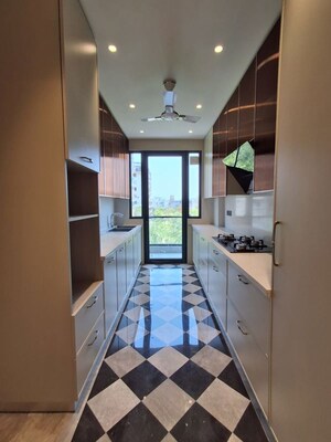 Staircase in 4 BHK Builder Floor at Unitech Greenwood City Apartment, Sector 45 – for Sale