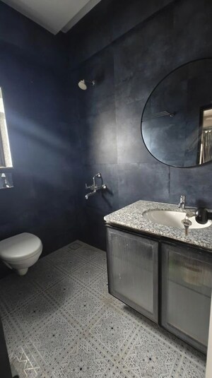 Bathroom in 2 BHK Apartment at Suleman Chembar Apartment, Colaba – for Rent