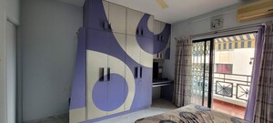 Bathroom in 3 BHK Apartment at Kakade City, Karve Nagar – for Rent