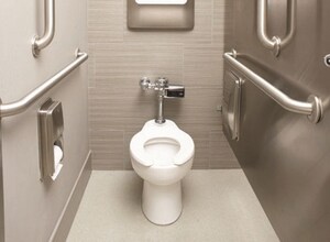 Bathroom in  Office Space at Kamala Mill – for Rent