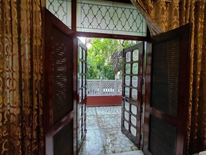 Balcony in 3 BHK Builder Floor at Malviya Nagar – for Rent