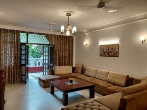 Living Room in 3 BHK Builder Floor at Malviya Nagar – for Rent