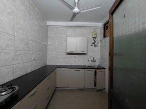 Kitchen in 3 BHK Builder Floor at Malviya Nagar – for Rent