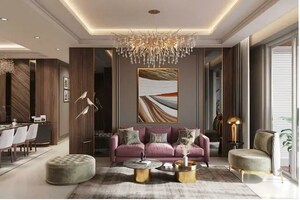 Living Room in 3 BHK Apartment at Hiranandani Empress Hill, Powai – for Sale