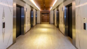 Building Lobby in  Office Space at Lower Parel – for Rent