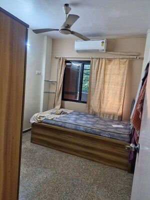 Bedroom in 1 BHK Apartment at Shree Gurudutt CHS, Seawoods – for Rent