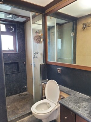 Bathroom in 2.5 BHK Apartment at Bandra West – for Rent