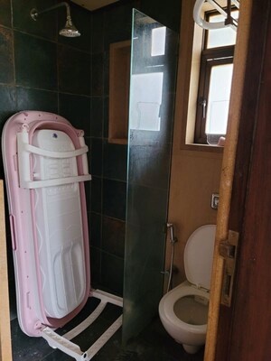 Bathroom in 2.5 BHK Apartment at Bandra West – for Rent