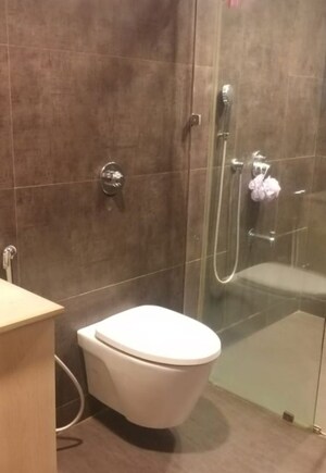Bathroom in 2 BHK Apartment at Palm Crest Apartments, Santacruz West – for Rent