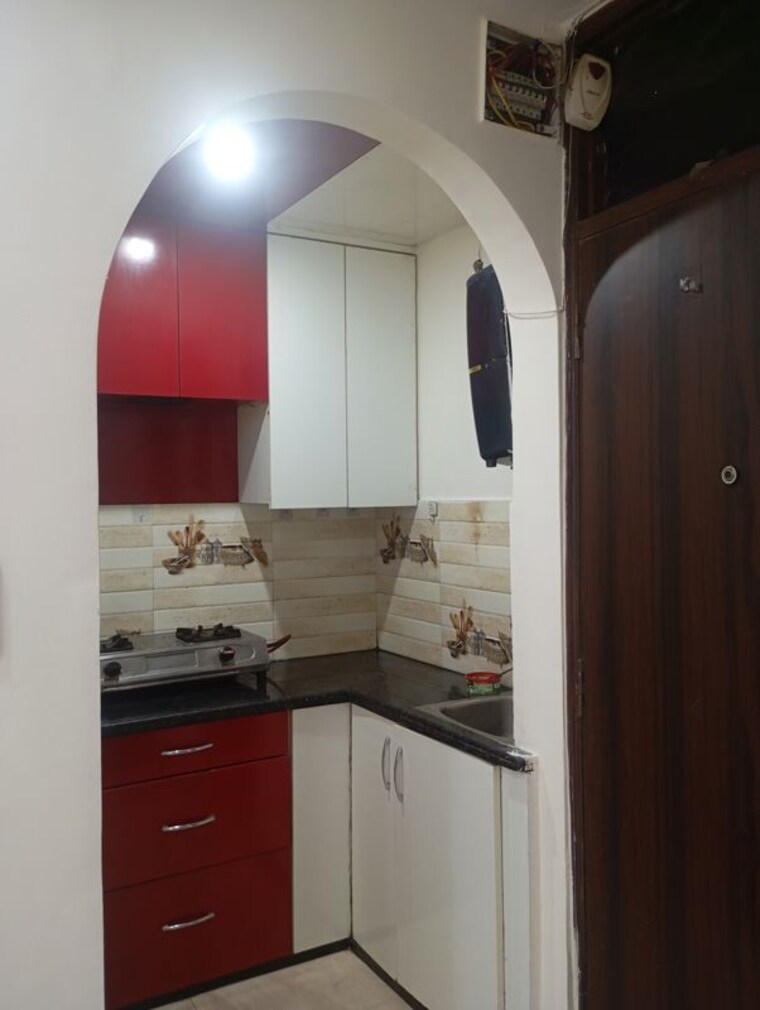 Kitchen, pratap vihar 1 Bedroom 550 Sq.Ft. Builder Floor In Pratap Vihar Delhi 10587782