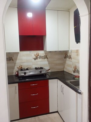 Kitchen in 1 BHK Builder Floor at Pratap Vihar – for Rent